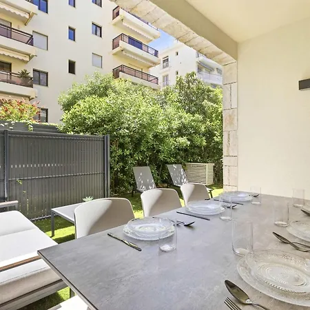 Palm Riviera - Croisette Terrace Garden Apartment Cannes